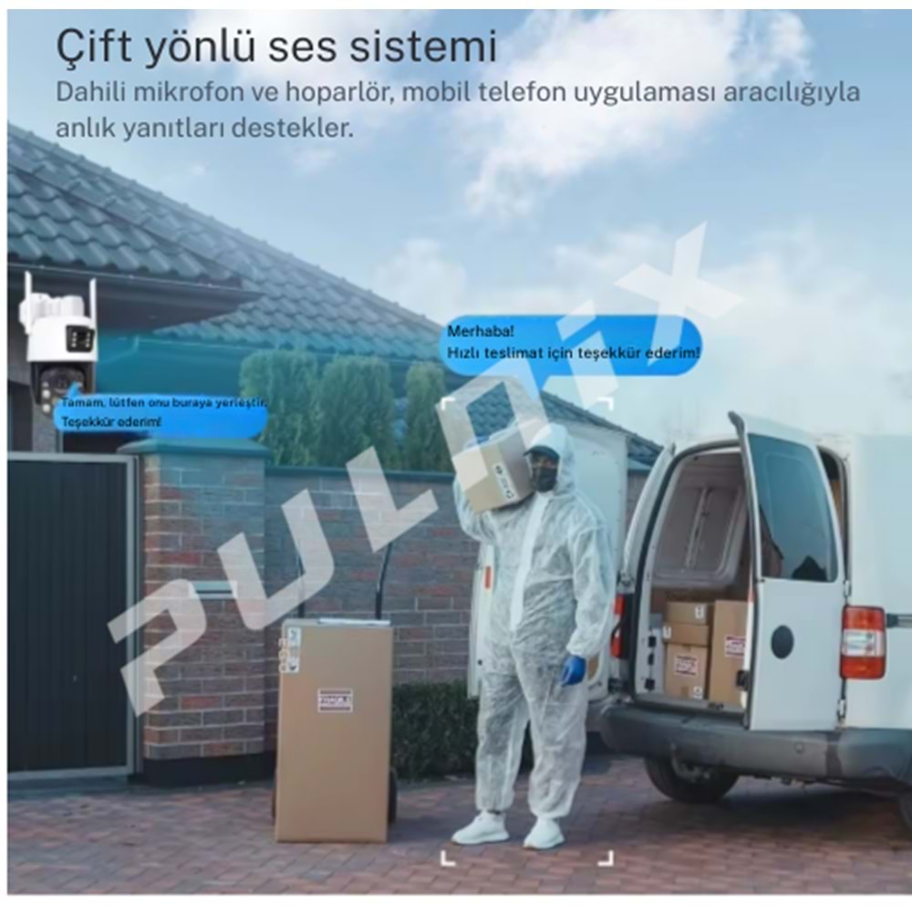 PULNİX PLX-6302 36X 2+2 4 MP SPEED DOME WİFİ KAMERA