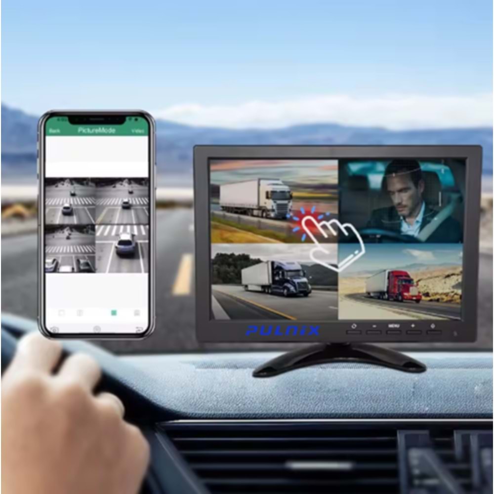 ARAÇ KAMERASI PULNİX PLX-G2 ARAÇ NVR İP 4 KANAL GPRS SİMKART
