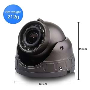 ARAÇ KAMERASI PULNİX PLX-106 METAL DOME 2.8 MM SESLİ