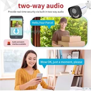 AHD KAMERA PULNİX PLX-2320 2 MP BULLET 2.8 MM FULHAN SESLİ