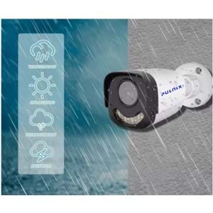 AHD KAMERA PULNİX PLX-2320 2 MP BULLET 2.8 MM FULHAN SESLİ