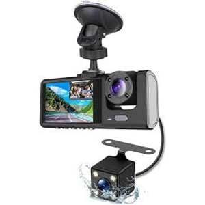 PULNİX PLX-802-W LCD EKRANLI 3 KAMERA WİFİ ARAÇ KAMERA SETİ