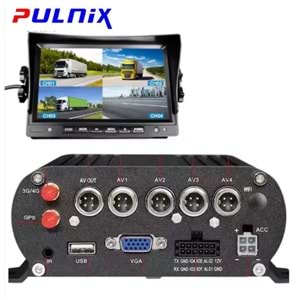 ARAÇ KAMERASI PULNİX PLX-G2 ARAÇ NVR İP 4 KANAL GPRS SİMKART
