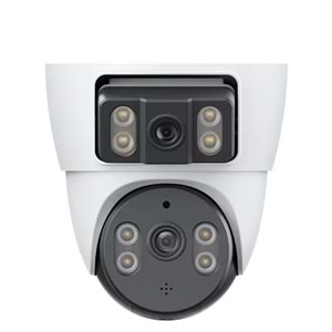 WİFİ KAMERA PULNİX PLX-407İPC ÇİFT KAMERA WİFİ DOME KAMERA SD KARTLI APP OKAMPRO