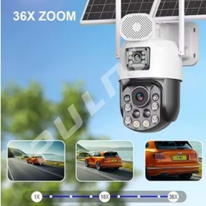 AOV TEKNOLOJİSİ PULNİX PLX-6012 İPC SÜREKLİ KAYIT 7/24 36X ZOOM ÇİFT KAMERA İCSEE