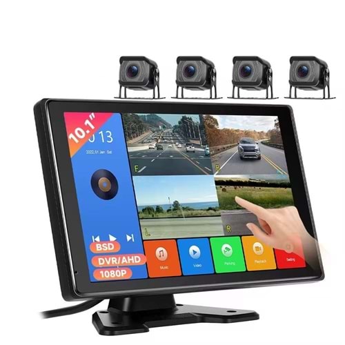 ARAÇ KAMERA SETİ 10 İNCH DOKUNMATİK EKRAN PULNİX PLX-904