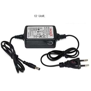 12V-2 AMPER PLASTİK ADAPTÖR