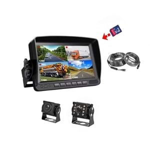 ARAÇ KAMERA SETİ PULNİX PLX-922 2 KANAL 7 İNÇ EKRAN BSD FOKNSİYON